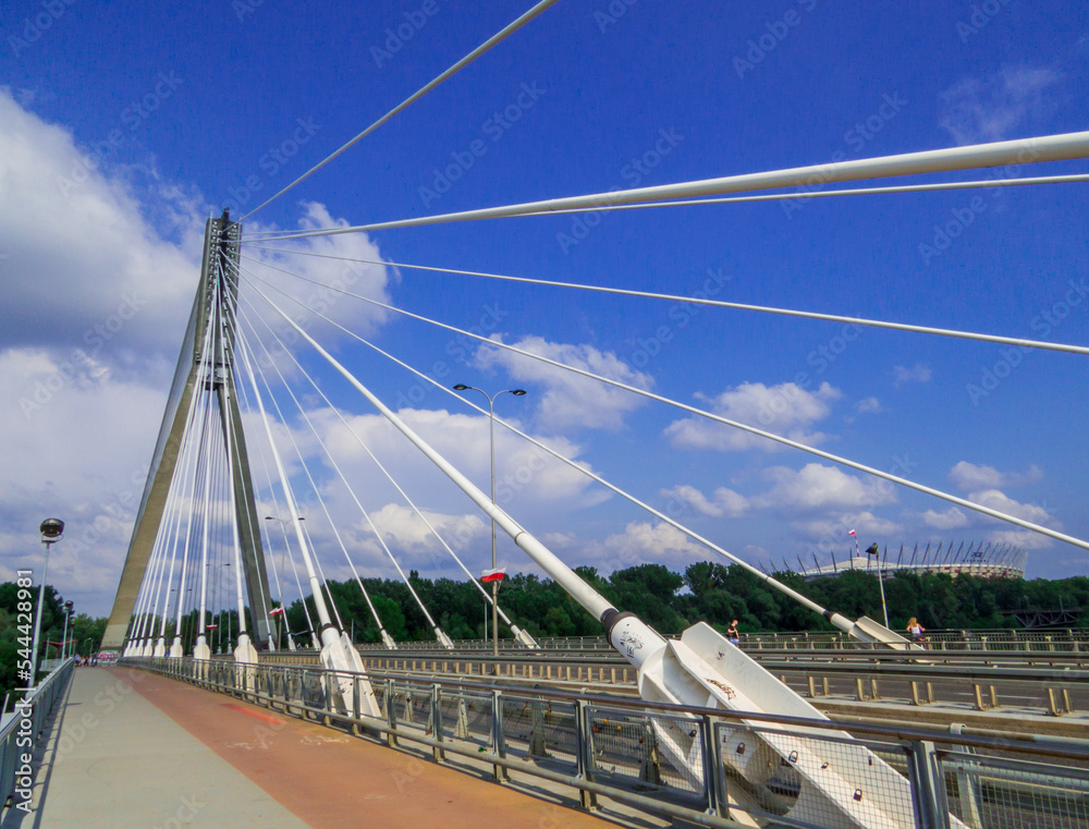 Fototapeta premium Swietokrzyski Bridge, Warsaw