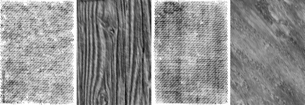 Old grungy linear textures collection