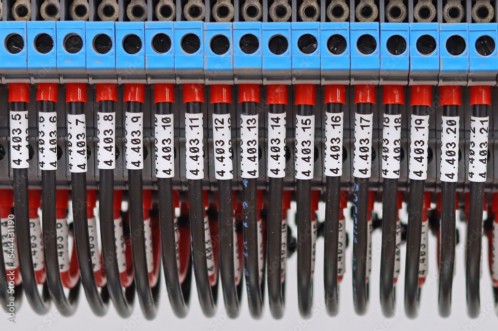 Marking of copper electrical wires connected to electrical terminals