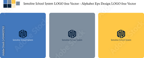 Semoline School System LOGO free Vector - Alphabet Eps Design LOGO free Vector