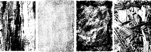 Abstract grungy retro textures