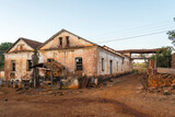 Brazilian granary old coffee farm