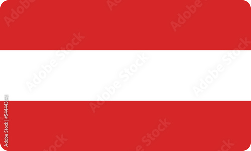 Flag of Austria , vector illustration