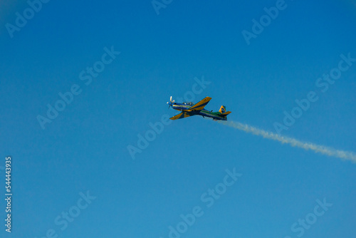 presentation of the Brazilian air force demonstration squadron in Fortaleza Ceara