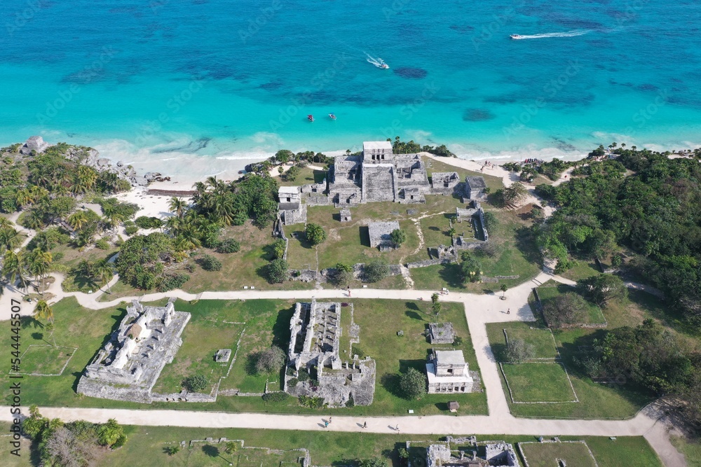 Ταπετσαρία Zona Arqueológica de Tulum. Mar Caribe. México