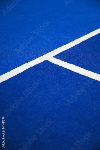 Lines of one padel court © German
