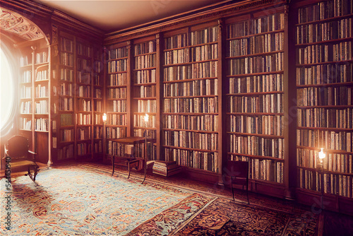 Vintage library