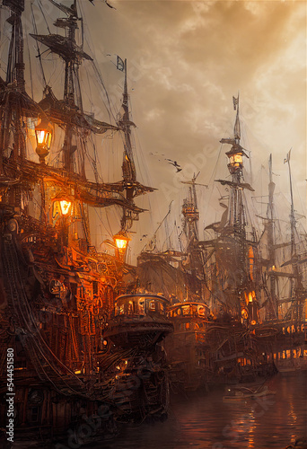 Ancient galleons
