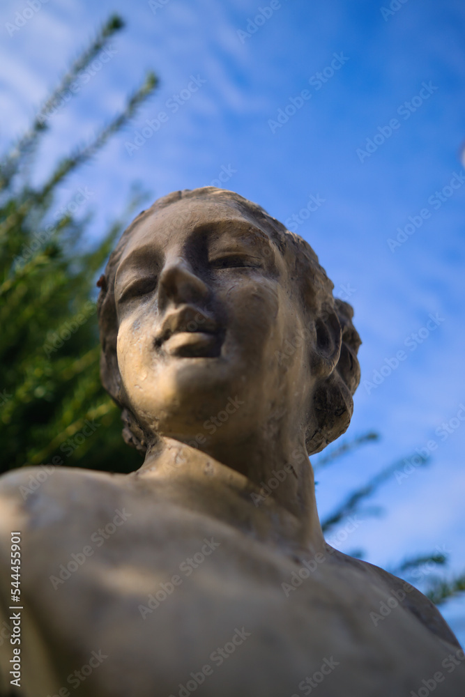 Obraz premium female bust in autumn sunlight