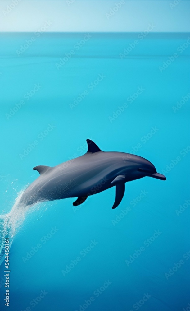Dolphin and water Dolphin and water