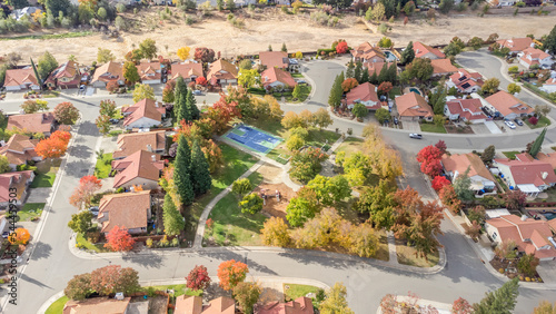 Residentail drone photo