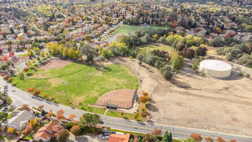 Residentail drone photo