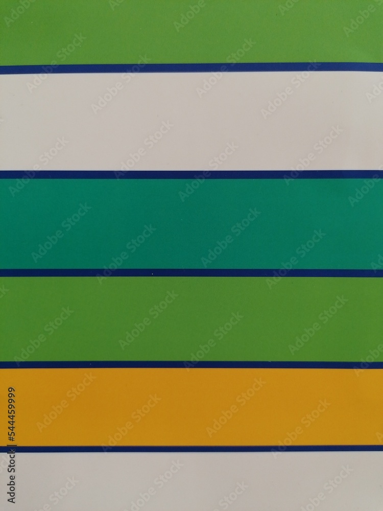 Fondo abstracto de formas lineales con diferentes colores como blanco, azul, verde y naranja
