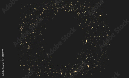 Starry sky background. Magic pattern.	
