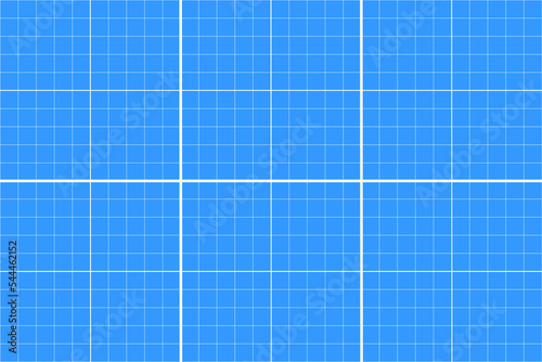 Blueprint grid background. Checkered blank template for cutting mat, office work, mechanics scheme, drawing, drafting, plotting, engineering or architecting measuring