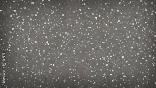 illustration of snow fall on a gray background