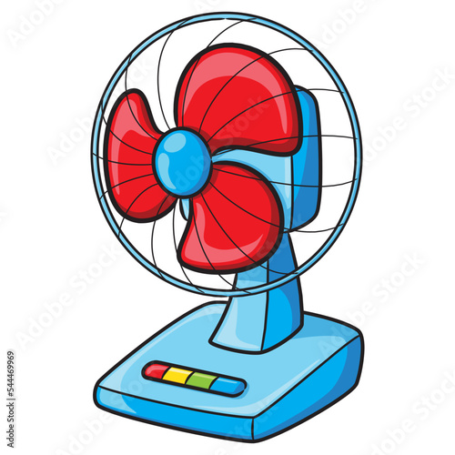 Electric fan cartoon.