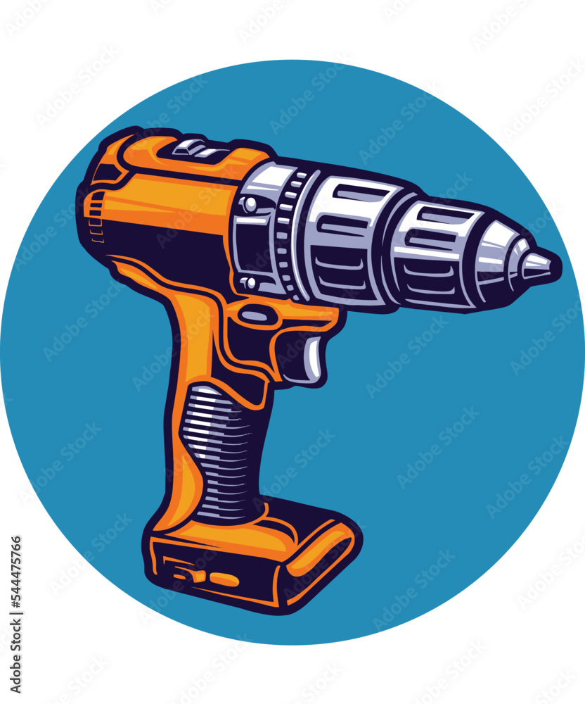 Obraz premium Power tools pack vector illustration