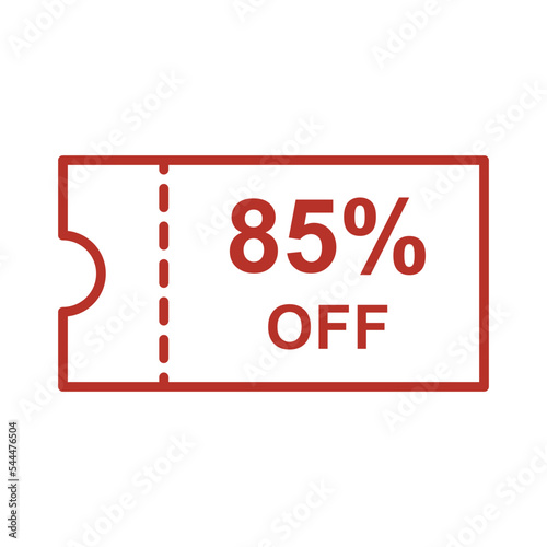 Discount offer icon vector design templates