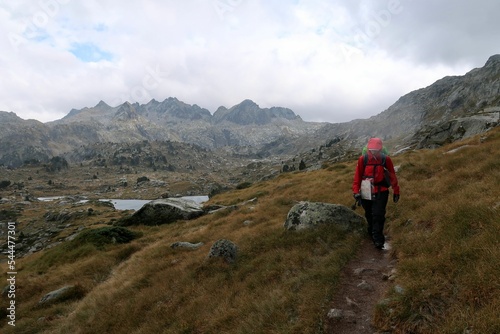 Pyrenees, Carros de Foc hiking tour. A week long hike from hut to hut on a natural scenery with lakes, mountains and amazing flora and fauna.
 photo