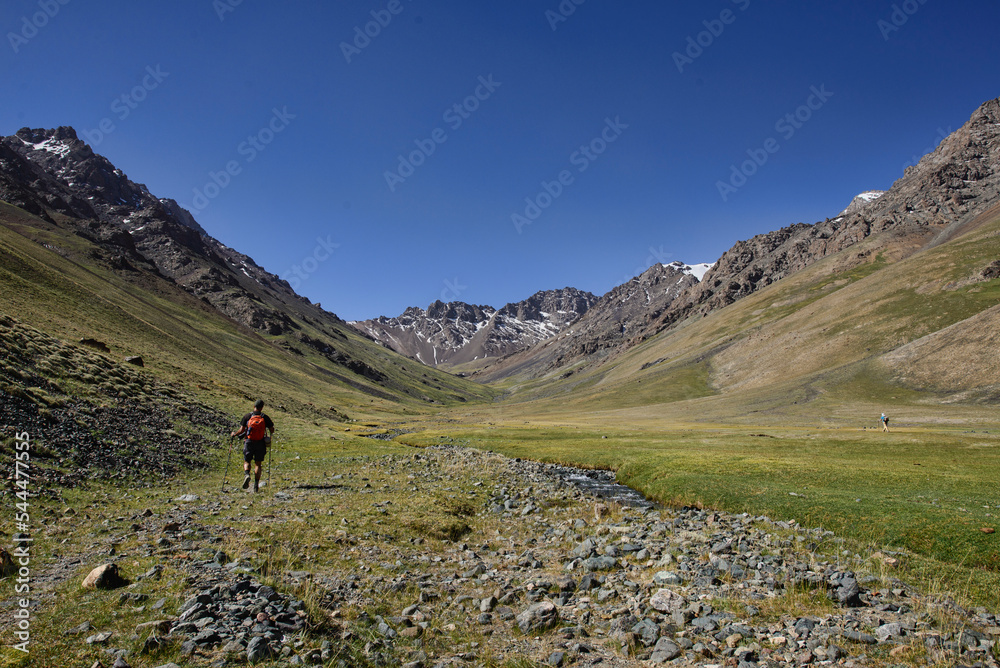 Trekking to the Gumbezjikul Pass, Pshart Valley, Murghab, Tajikistan