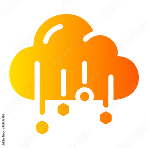 hail gradient icon