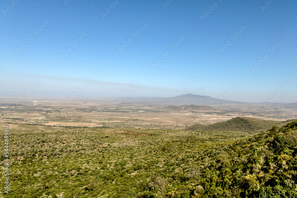 View of the Great Rift Valley in Kenya