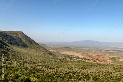 View of the Great Rift Valley in Kenya