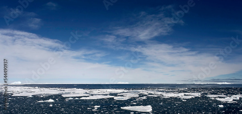 Icebergs on Antarctica