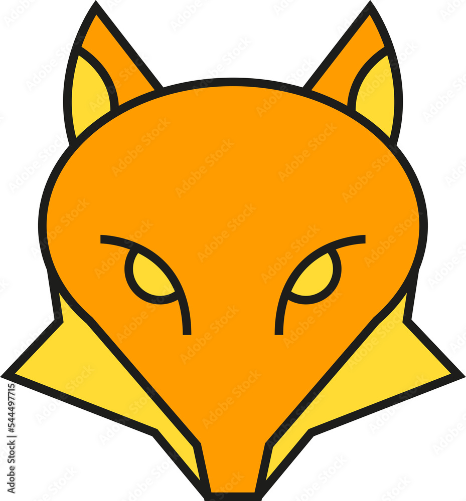 fox head illustration fox head illustration