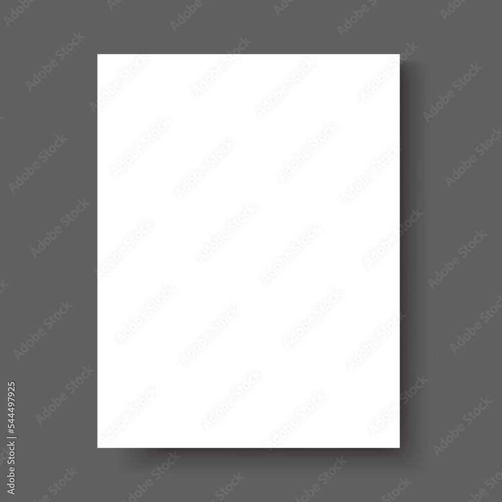 Blank notebook paper sheet vector illustration Blank notebook paper sheet vector illustration