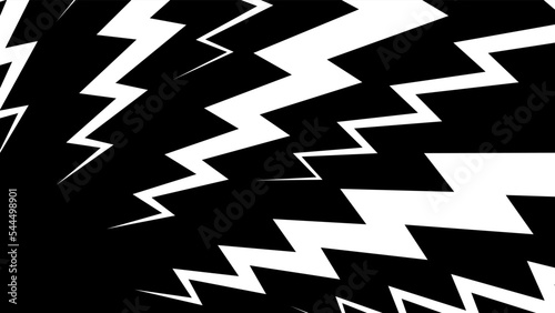 稲妻のようなジグザグ模様の背景