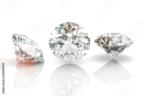 diamond gem 3d render  high resolution 3D image 