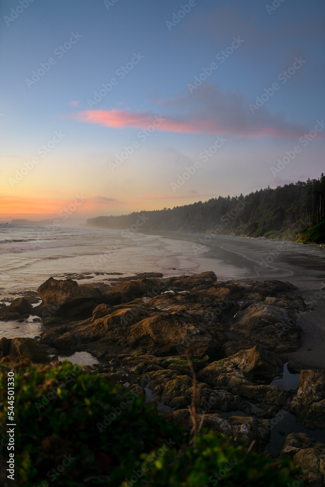 Fototapeta premium sunset on the beach