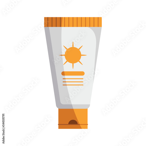 blocker solar cream tube