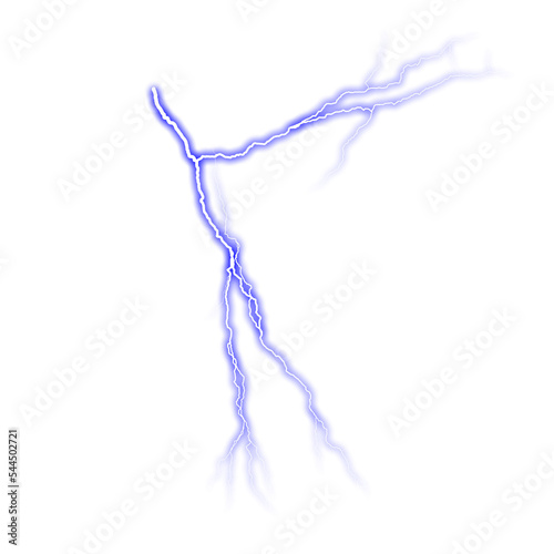 Obraz na płótnie Element Blue Lightning flash Thunderbolt isolated PNG w salonie