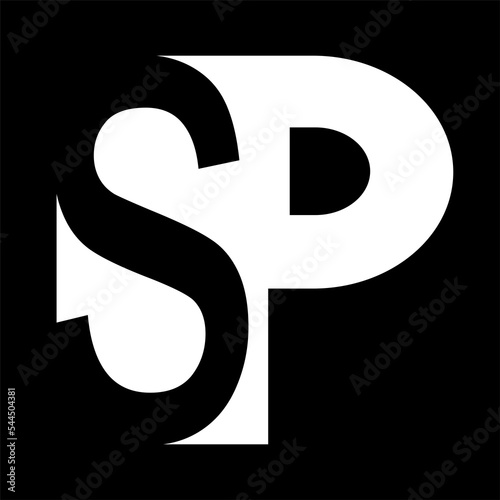 Monogram modern abstract 3d letter logo design templet