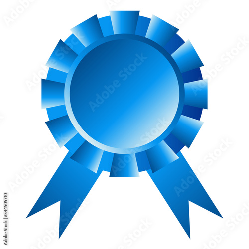 Blue ribbon prize reward, bow prize award