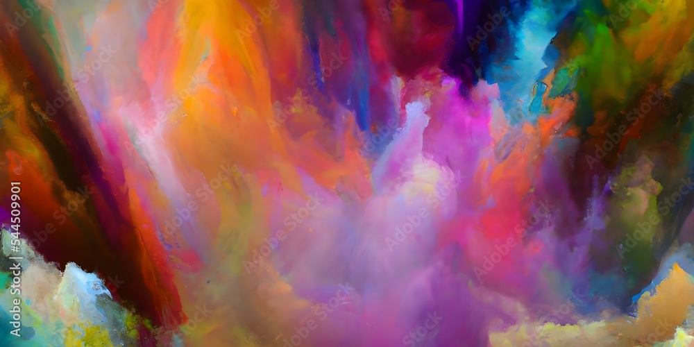 Abstract clouds of color smoke colorful texture background.
