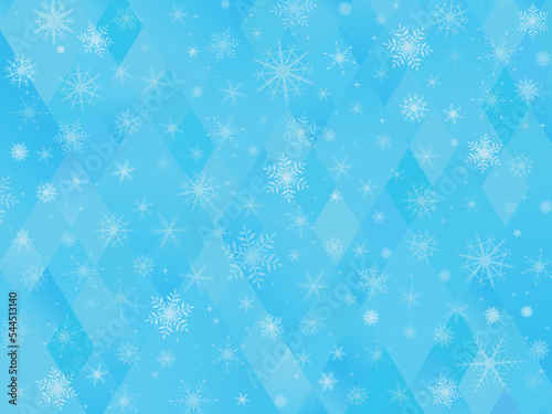 背景素材 クリスマス 冬 キャンペーン 青色 ベクター Background material Christmas winter campaign blue vector