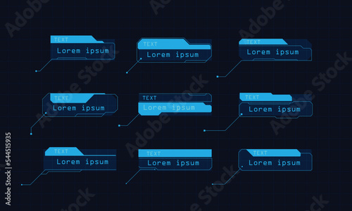 Callouts titles callout bar labels information call box bars modern digital info