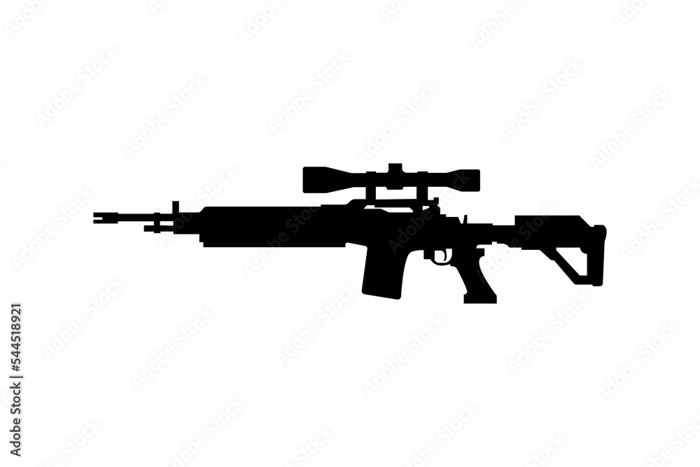 Woodpecker gun vector illustration Woodpecker gun vector illustration