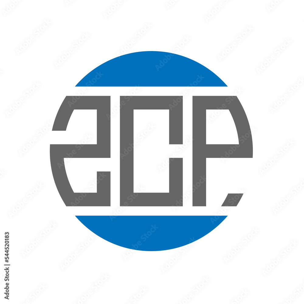 ZCP letter logo design on white background. ZCP creative initials circle logo concept. ZCP letter design. ZCP letter logo design on white background. ZCP creative initials circle logo concept. ZCP letter design.