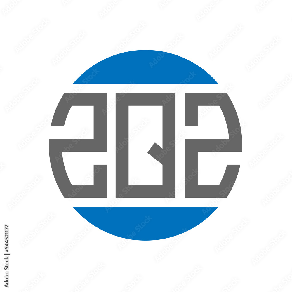 ZQZ letter logo design on white background. ZQZ creative initials circle logo concept. ZQZ letter design. ZQZ letter logo design on white background. ZQZ creative initials circle logo concept. ZQZ letter design.