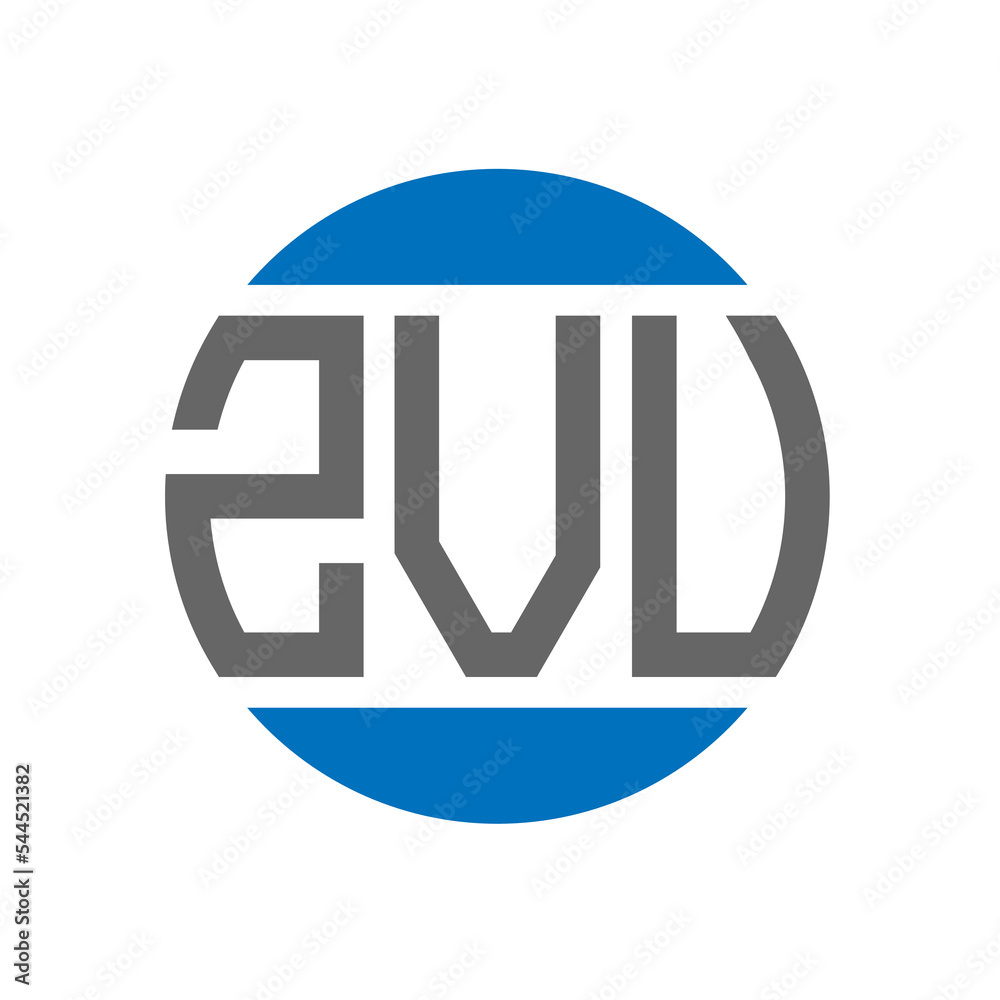 ZVU letter logo design on white background. ZVU creative initials circle logo concept. ZVU letter design. ZVU letter logo design on white background. ZVU creative initials circle logo concept. ZVU letter design.