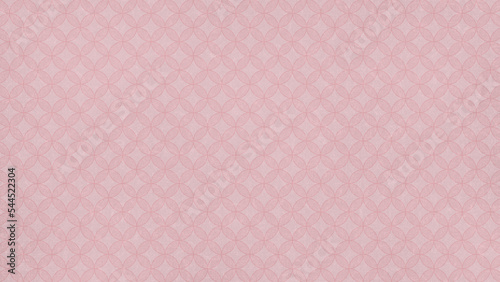 七宝の文様が一面に入った和紙風の背景素材・テクスチャ 8K UHDサイズ 赤・ピンク・桃色 春