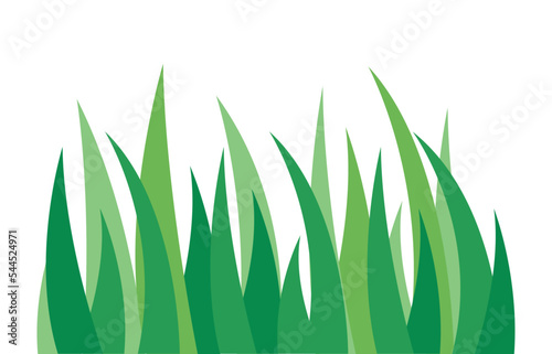 grass field banner vector illustration