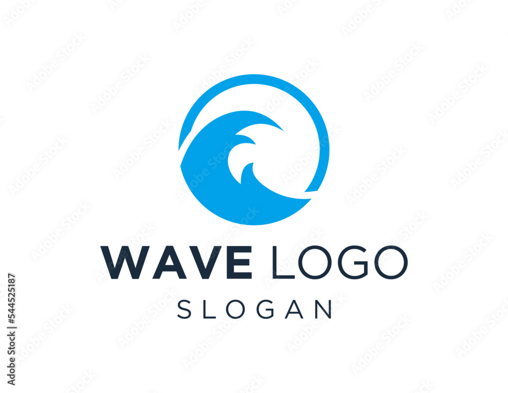 Logo design about Wave on a white background. made using the CorelDraw application. Logo design about Wave on a white background. made using the CorelDraw application.