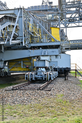 Besucherbergwerk Förderbrücke F60 bei Lichterfeld-Schackersdorf in Brandenburg, Deutschland photo