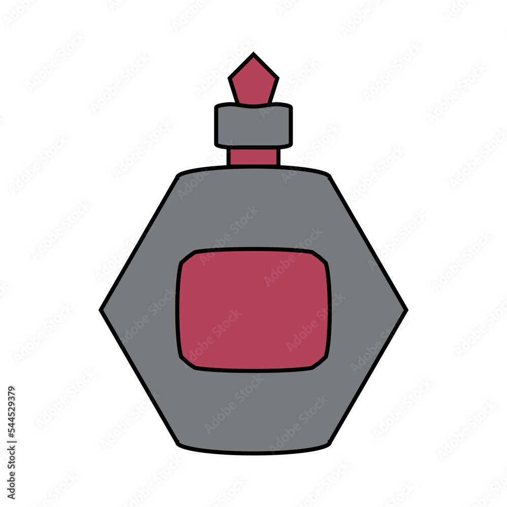 Perfume icon on white.